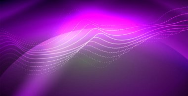 Neon çizgiler parlak parlayan arka plan