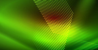 Neon parlayan dalga, sihirli enerji ve ışık arka plan