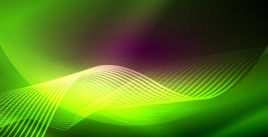 Neon çizgiler parlak parlayan arka plan