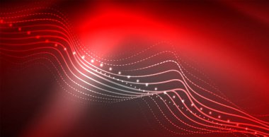 Neon çizgiler parlak parlayan arka plan