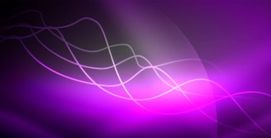 Neon çizgiler parlak parlayan arka plan