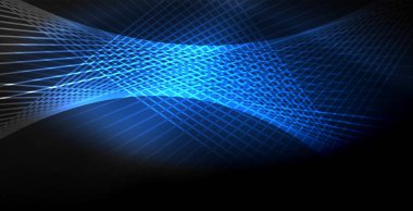 Neon renkli soyut çizgiler