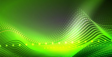 Neon çizgiler parlak parlayan arka plan