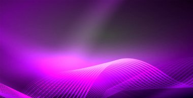 Neon çizgiler parlak parlayan arka plan