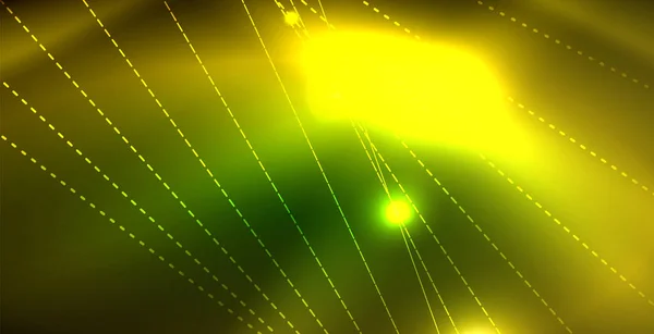 Parlak neon uzay arka planı — Stok Vektör