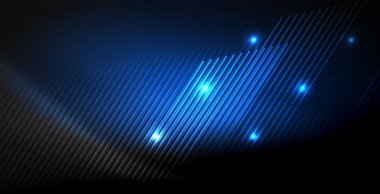 Neon renkli soyut çizgiler