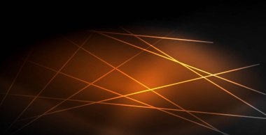 Neon renkli soyut çizgiler