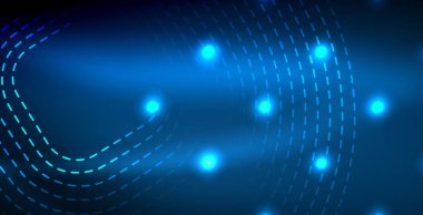 Soyut çizgiler, Modern arka plan ile parlayan parlak neon renkler