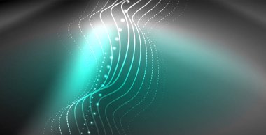 Neon çizgiler parlak parlayan arka plan