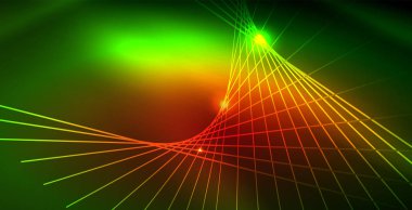 Parlak neon uzay arka planı