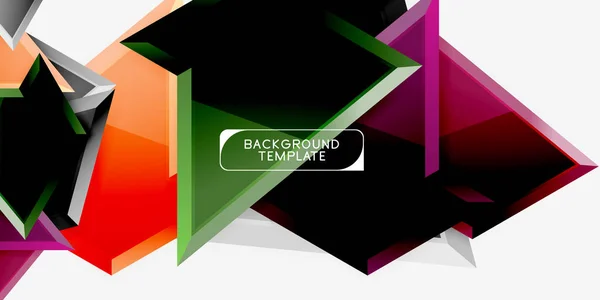 Geometric minimal design background — Stock Vector