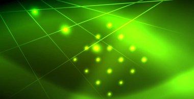 Neon parlayan dalga, sihirli enerji ve ışık arka plan