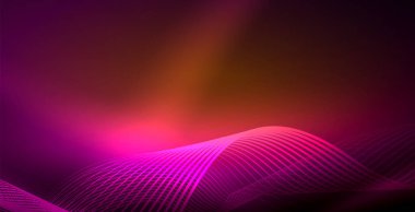 Neon çizgiler parlak parlayan arka plan