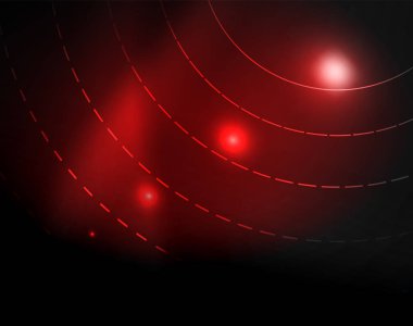 Neon renk parlayan ışıkları ile karanlık alan soyut arka plan