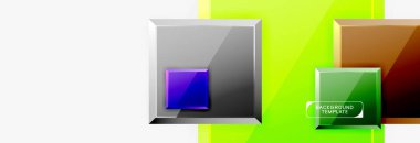 Kare geometrik kompozisyon