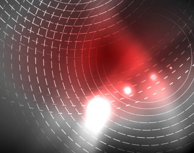 Neon renk parlayan ışıkları ile karanlık alan soyut arka plan