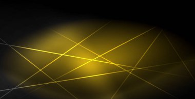 Neon renkli soyut çizgiler