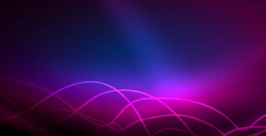 Neon çizgiler parlak parlayan arka plan