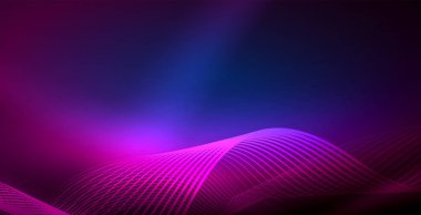 Neon çizgiler parlak parlayan arka plan