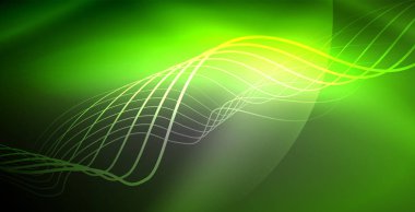 Neon çizgiler parlak parlayan arka plan