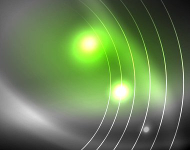 Neon renk parlayan ışıkları ile karanlık alan soyut arka plan