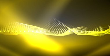 Neon çizgiler parlak parlayan arka plan