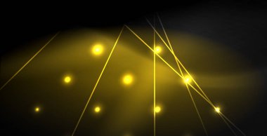 Neon renkli soyut çizgiler