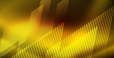 Neon parlayan dalga, sihirli enerji ve ışık arka plan