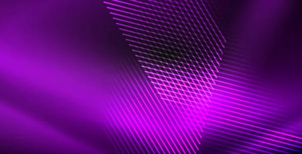 Neon Farbe abstrakte Linien — Stockvektor