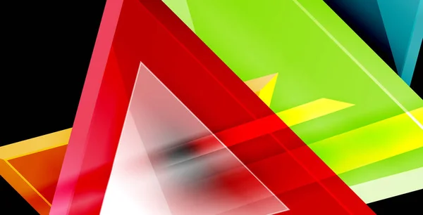Абстрактный фон треугольника — стоковый вектор