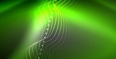 Neon çizgiler parlak parlayan arka plan