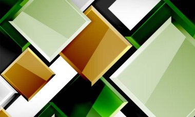 Parlak renkli kare şekil blokları geometrik arka plan