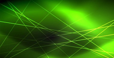 Neon renkli soyut çizgiler