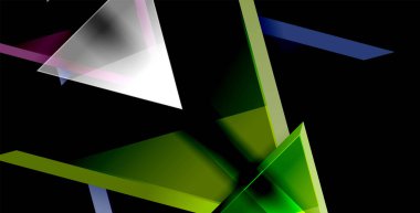 Dinamik üçgen kompozisyon soyut arka plan