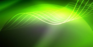 Neon çizgiler parlak parlayan arka plan