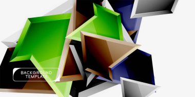 Geometrik minimal tasarım arka planı