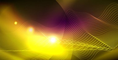 Parlak neon uzay arka planı