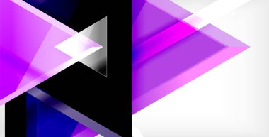 Dinamik üçgen kompozisyon soyut arka plan