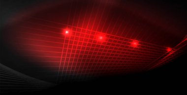 Neon renkli soyut çizgiler