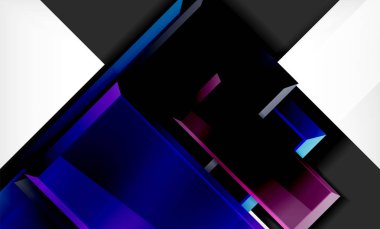 Renk kareler futuristik soyut arka plan