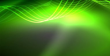 Neon çizgiler parlak parlayan arka plan