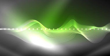 Neon çizgiler parlak parlayan arka plan