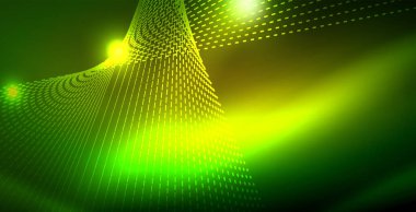 Parlak neon uzay arka planı