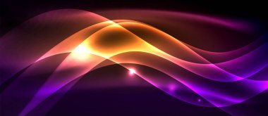 Neon ışık dalgaları