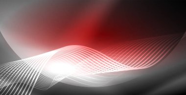 Neon çizgiler parlak parlayan arka plan