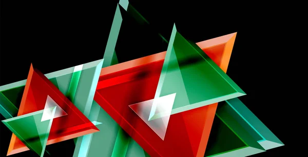 Dreieck abstrakter Hintergrund — Stockvektor
