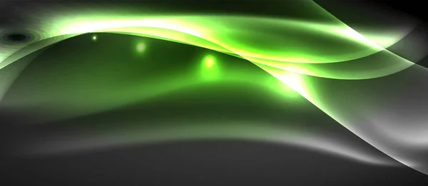 Neon lichtgolven — Stockvector