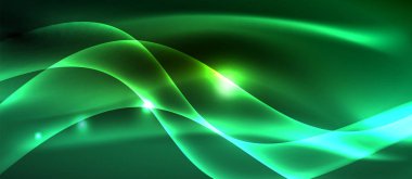 Neon ışık dalgaları