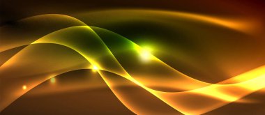 Neon ışık dalgaları