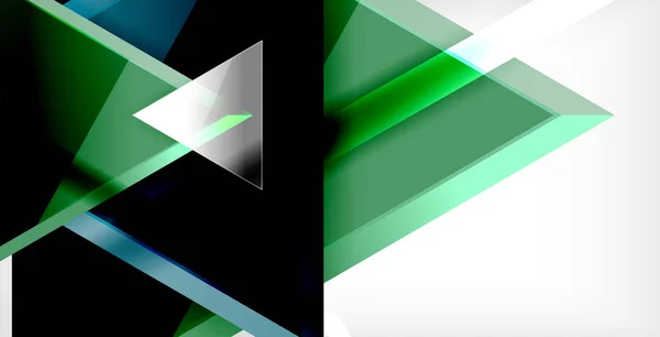 Dynamisk triangel komposition abstrakt bakgrund — Stock vektor